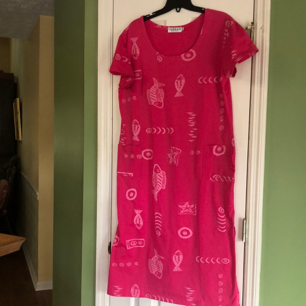 In Gear Resort Fish Dress - New
